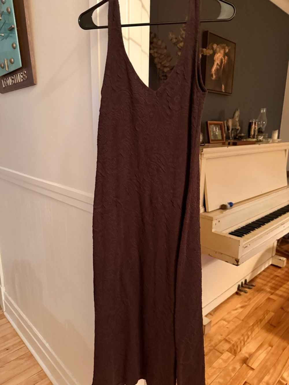 Zara Dark Brown Maxi Dress